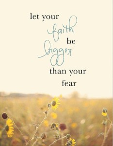 Faith and fear